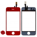 Digitizer Touch Screen with Home button Lens Red Replacement for iPhone 3GS