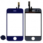 Digitizer Touch Screen with Home button Lens Replacement for iPhone 3Gs-Dark Blue