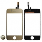 Electroplating Gold Digitizer Touch Screen Replacement for iPhone 3Gs