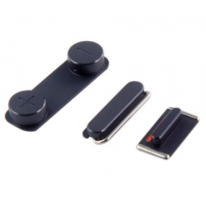 3 in 1 Side Buttons Set for iPhone 5-Black