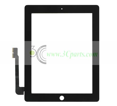 Black Touch Screen Digitizer Replacement for iPad 3(The new iPad) iPad 4