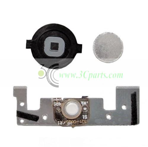 Complete Home Button Circuit with Iron Piece for iPod Touch 2 3