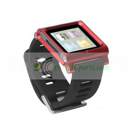 Aluminum Bracelet for iPod Nano 6 Red