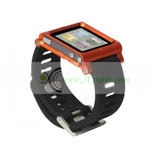 Aluminum Bracelet for iPod Nano 6 Orange