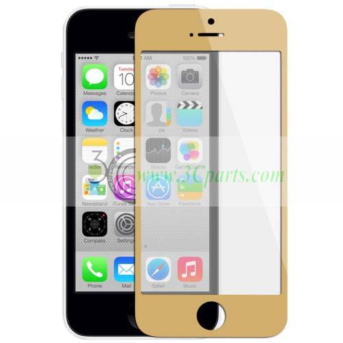 Plated Mirror Front Screen Outer Glass for iPhone 5C