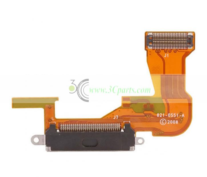 Dock Connector Flex Cable Black repair parts for iPhone 3G 