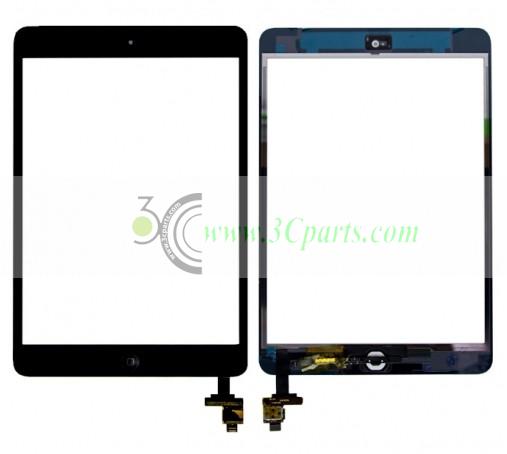 OEM iPad Mini Touch Screen Digitizer with Home Button IC - Black/White