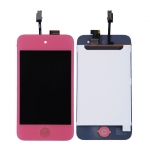 LCD Touch Digitizer Screen Assembly replacement Pink for iPod Touch 4