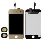 Gold LCD Touch Digitizer Screen Assembly replacement for iPod Touch 4