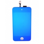 Plated Blue LCD Touch Digitizer Screen Assembly replacement for iPod Touch 4