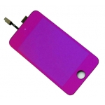 Plated Purple LCD Touch Digitizer Screen Assembly replacement for iPod Touch 4