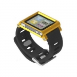 Aluminum Bracelet for iPod Nano 6 Yellow