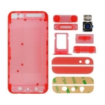 Colorful Full Housing Transparent Plastic Replacement Back Cover for iPhone 5