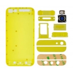 Colorful Full Housing Transparent Plastic Replacement Back Cover for iPhone 5