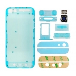 Colorful Full Housing Transparent Plastic Replacement Back Cover for iPhone 5