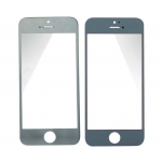 Silver Front Glass replacement for iPhone 5S