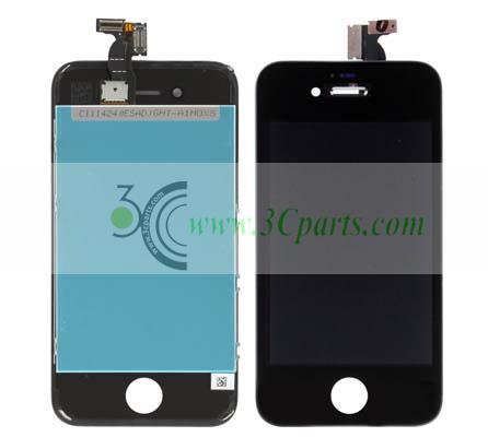 High Quality LCD Touch Screen with Digitizer Assembly Replacement for iPhone 4 Black