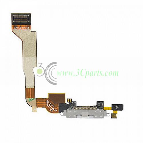 High Quality Dock Connector Flex Cable Replacement for iPhone 4 CDMA White Black
