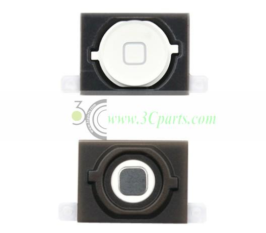 OEM Home Button with Rubber Gasket White for iPhone 4s