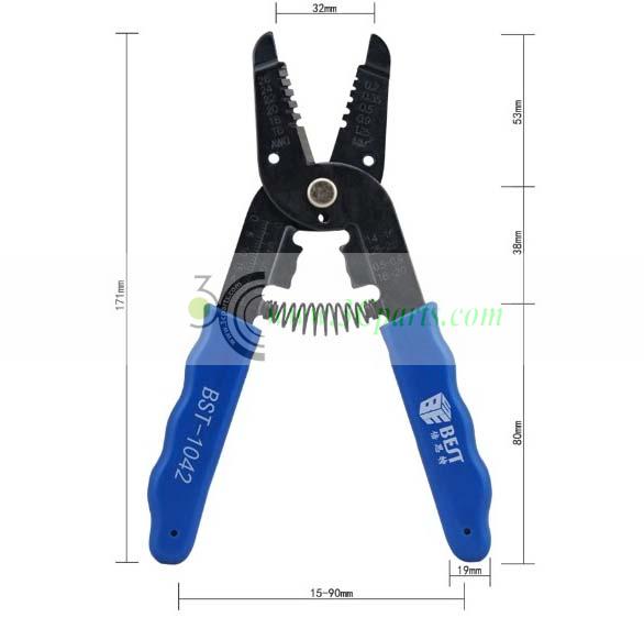 BST-1042 Wire Cable Stripper Cutter Pliers