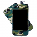 Camouflage Conversion Kit( (LCD Assembly + Back Housing + Home Button) replacement for iPhone 4