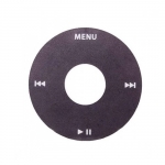 Click Wheel Cover Black replacement for iPod Video