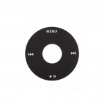 Click Wheel Cover Black replacement for iPod Classic