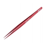 Highly Precise BST-11C Stainless Steel Red Tweezers