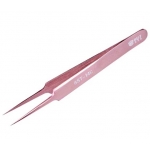 Highly Precise BST-14C Stainless Steel Pink Tweezers