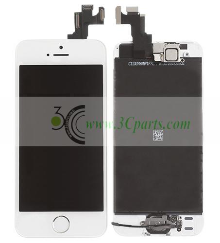 LCD with Touch Screen Digitizer Full Assembly with Small Parts replacement for iPhone 5S