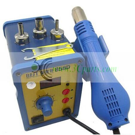 BEST-858D Single LED displayer Leadfree Hot Air Gun with helical wind Desolder Station