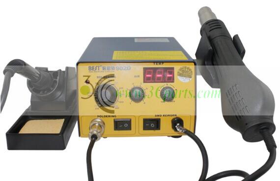BEST-902D Helical Wind Hot Air Gun with Solder Iron 2 in 1 SMD Soldering Station