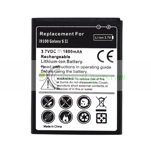 3.7V 1800mAh Battery replacement for Samsung Galaxy S2 i9100