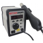 BEST-2008D single LED displayer leadfree Hot Air Gun with helical wind-Desolder Station