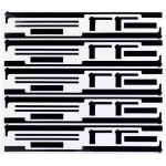 Adhesive Strips for Touch Screen Digitizer for iPad mini/mini2 Black
