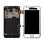 LCD Assembly with Frame replacement for Samsung Galaxy S2 i9100 White