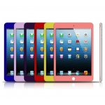 Color Tempered Glass LCD Screen Protector for iPad Mini/Mini2