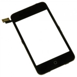 Black Touch Screen Digitizer with Frame Assembly replacement for iPod Touch 2