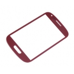 Front Glass replacement for Samsung i8190 Galaxy S iii Mini Red