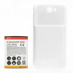 6500mAh Extended Battery with Battery Door Cover replacement for Samsung N7100 Galaxy Note 2