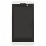 LCD with Touch Screen Degitizer Assembly with Frame 4G replacement for BlackBerry Z10 White