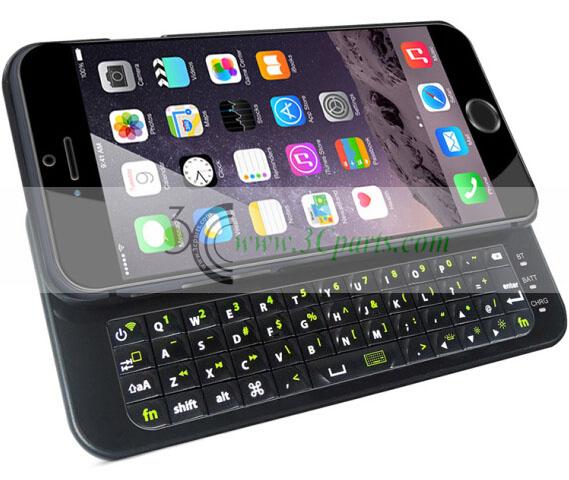 Slide-out Wireless Bluetooth Keyboard for iPhone 6 4.7" Black