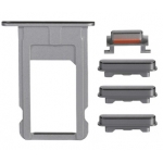 5 in 1 Sim Card Tray with Side Buttons replacement for iPhone 6 Plus