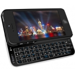 Slide Bluetooth Keyboard Case for iPhone 5 Black