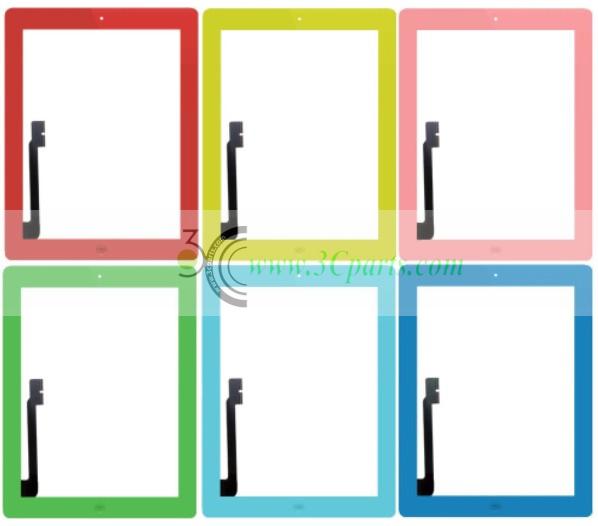Color Touch Screen Digitizer Assembly Replacement for iPad 3(The New iPad)