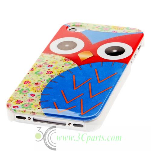 Owl Style Hard ​Case Protective Cases Cartoon for iPhone 4 4s