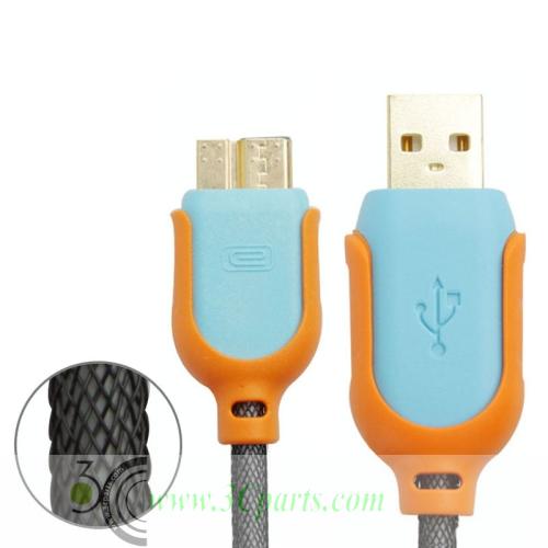 Colorful Nylon USB 3.0 Sync Data and Charging Cable for Samsung