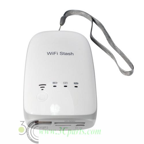 Wifi Stash Power Bank Wireless Card Reader for iPhone Samsung Android Mobile Phone Tablet