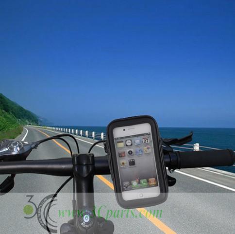 Water-proof Bag Bicycle Tough Touch Case Phone Holder for iPhone 4