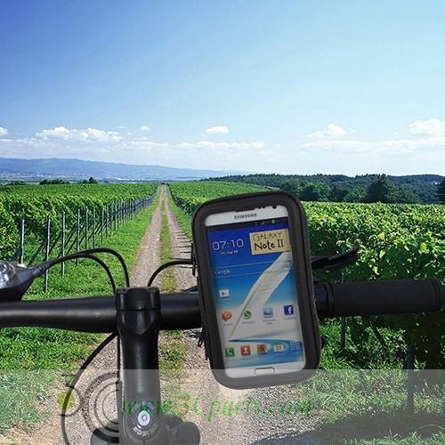 Water-proof Bag Bicycle Tough Touch Case Phone Holder for Samsung N7100